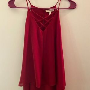 Spaghetti strap blouse